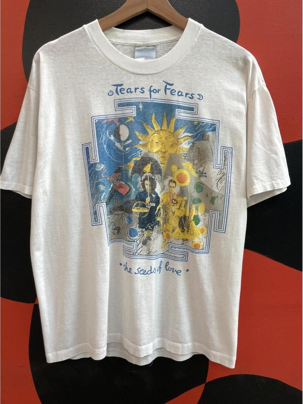 1990 Tears for Fears tour merch brockum xl 22x26 fits large